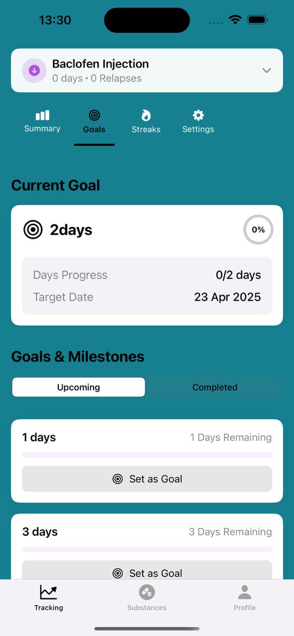 app screen content